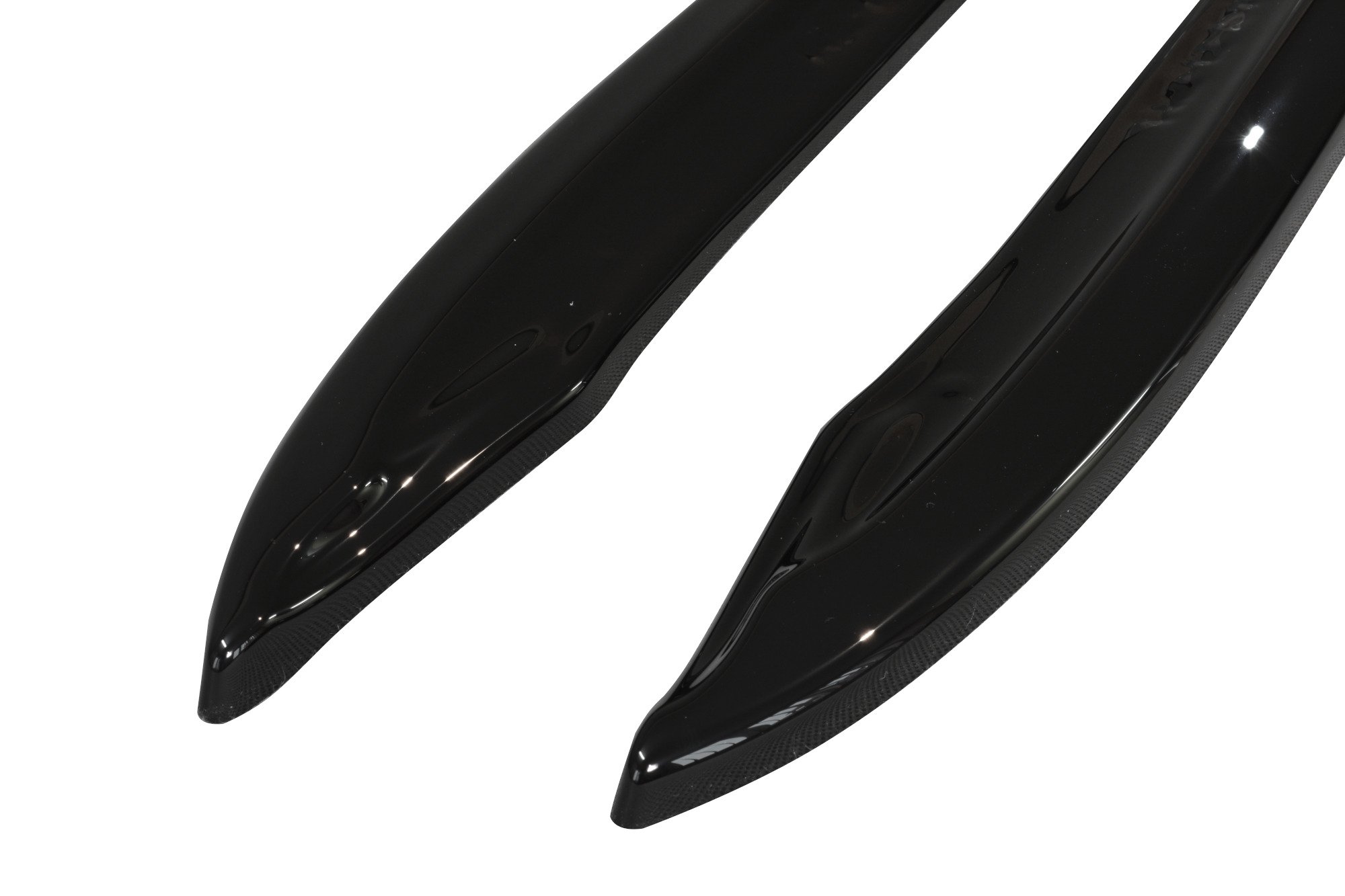 Heck Ansatz Flaps Diffusor für Mercedes-Benz E63 AMG W212 schwarz Hochglanz