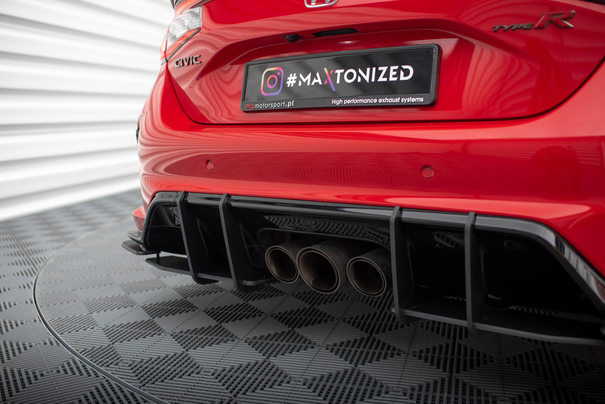 Street Pro Heck Ansatz Flaps passend für Honda Civic Type-R Mk 11