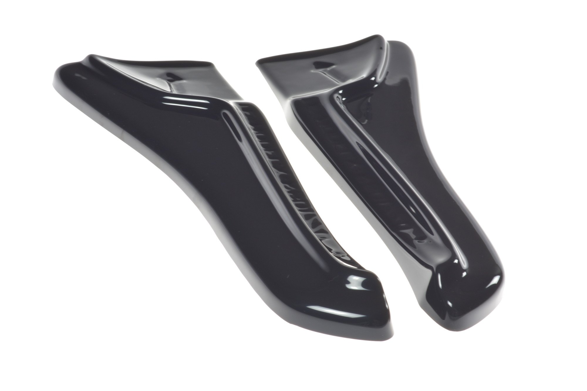 Diffusor Flaps V.1 passend für Tesla MODEL X schwarz Hochglanz