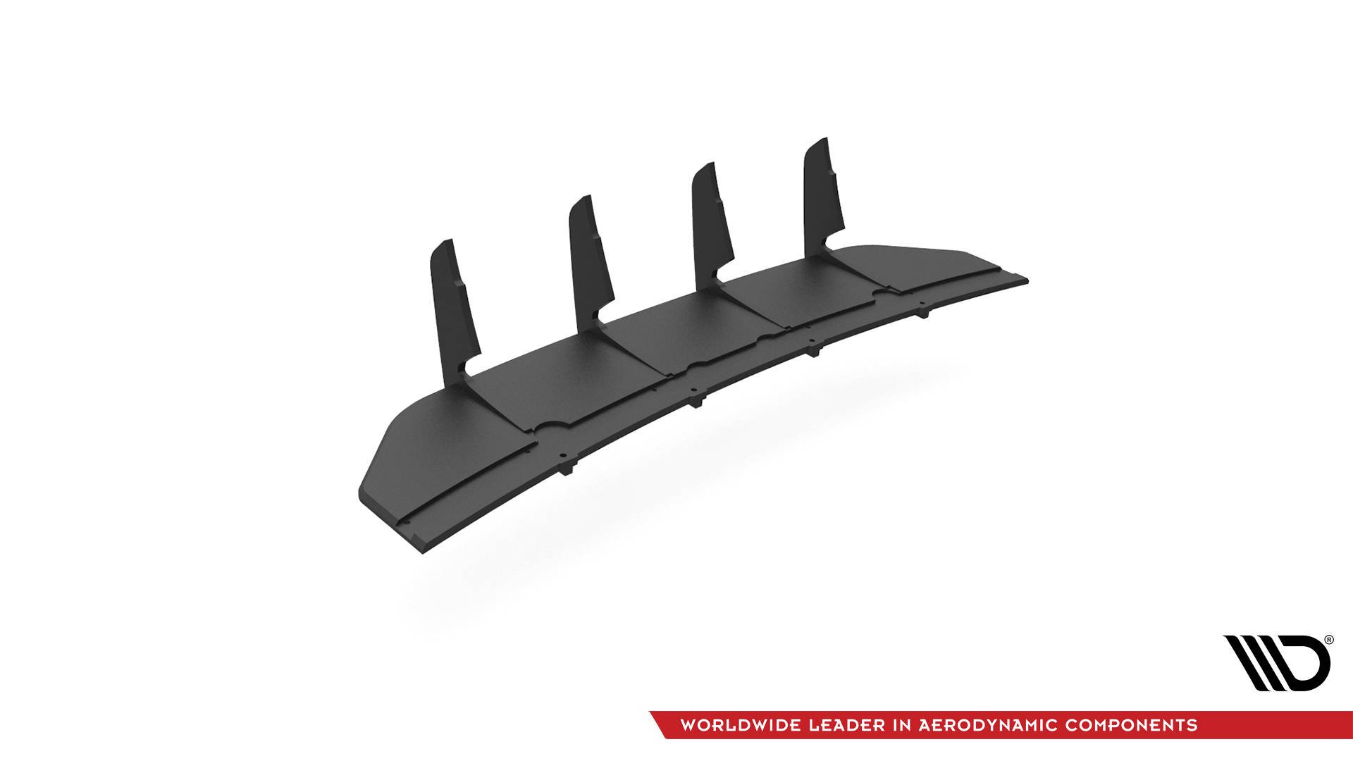 Street Pro Heckschürze Heck Ansatz Diffusor passend für Audi RS7 C8 / RS6 C8 schwarz-rot