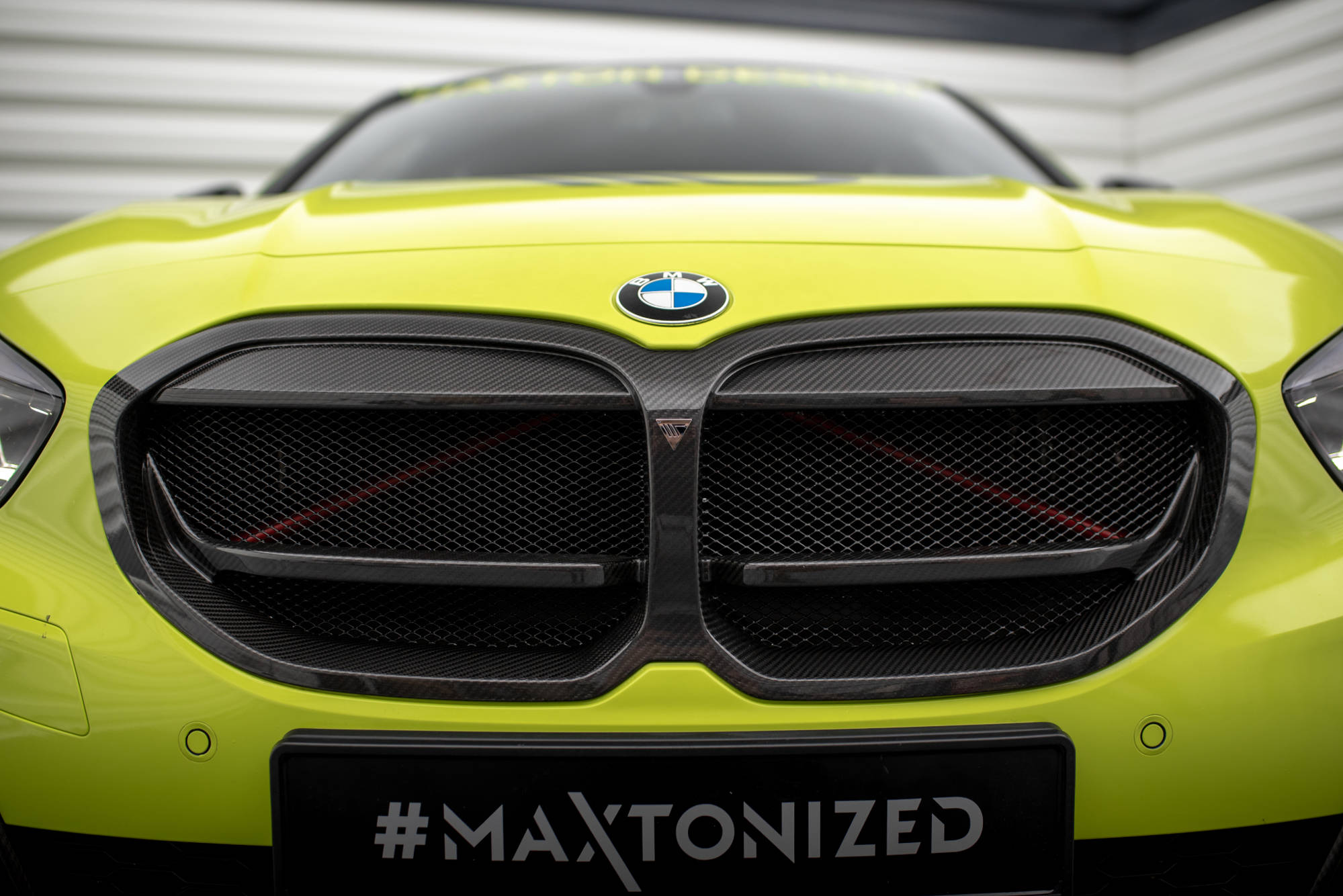 Carbon Fiber Front Grill passend für BMW 1er M-Paket/ M135i / 128ti F40