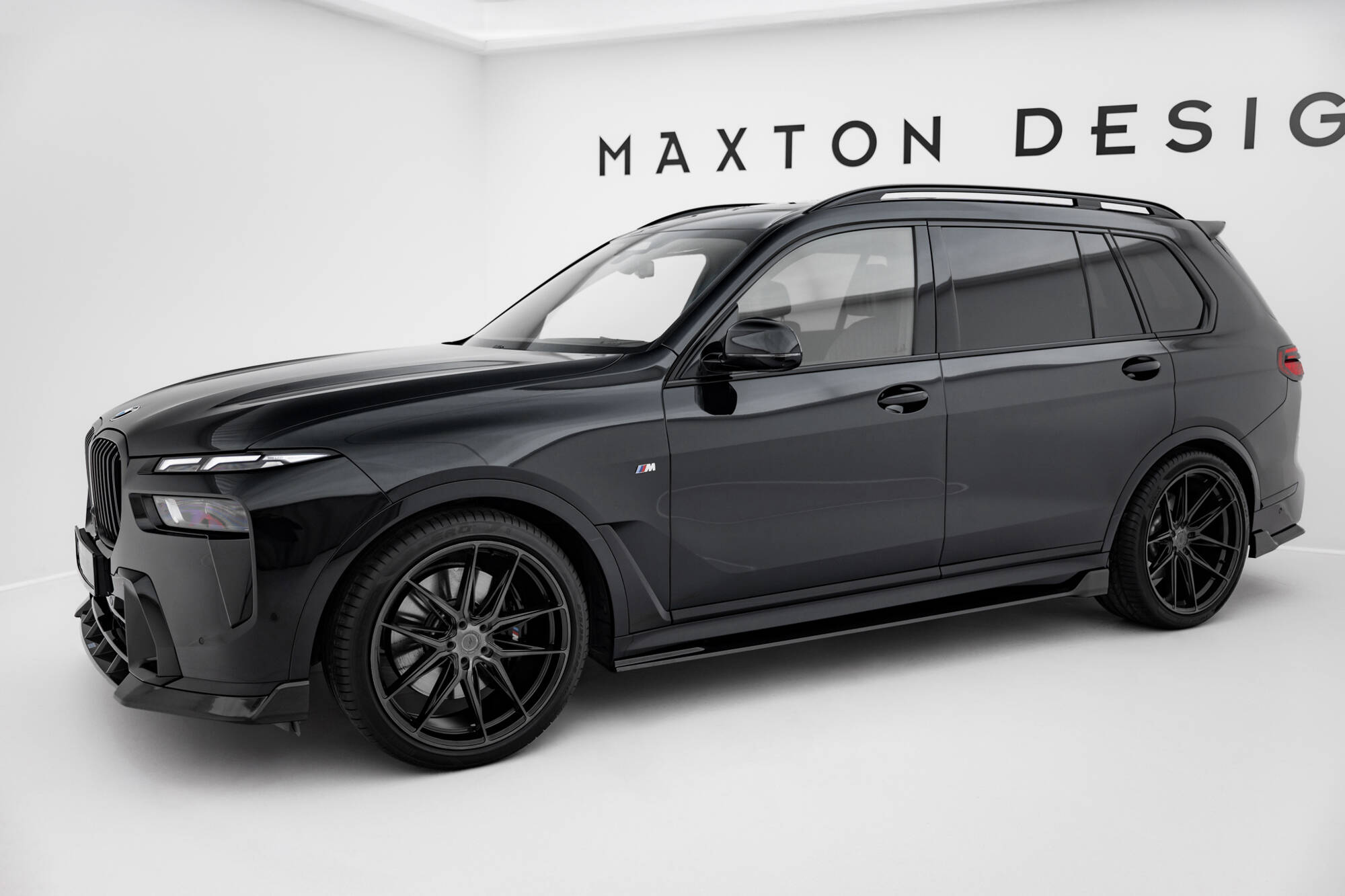 Carbon Fiber Seitenschweller Ansatz Leisten passend für BMW X7 M-Paket G07