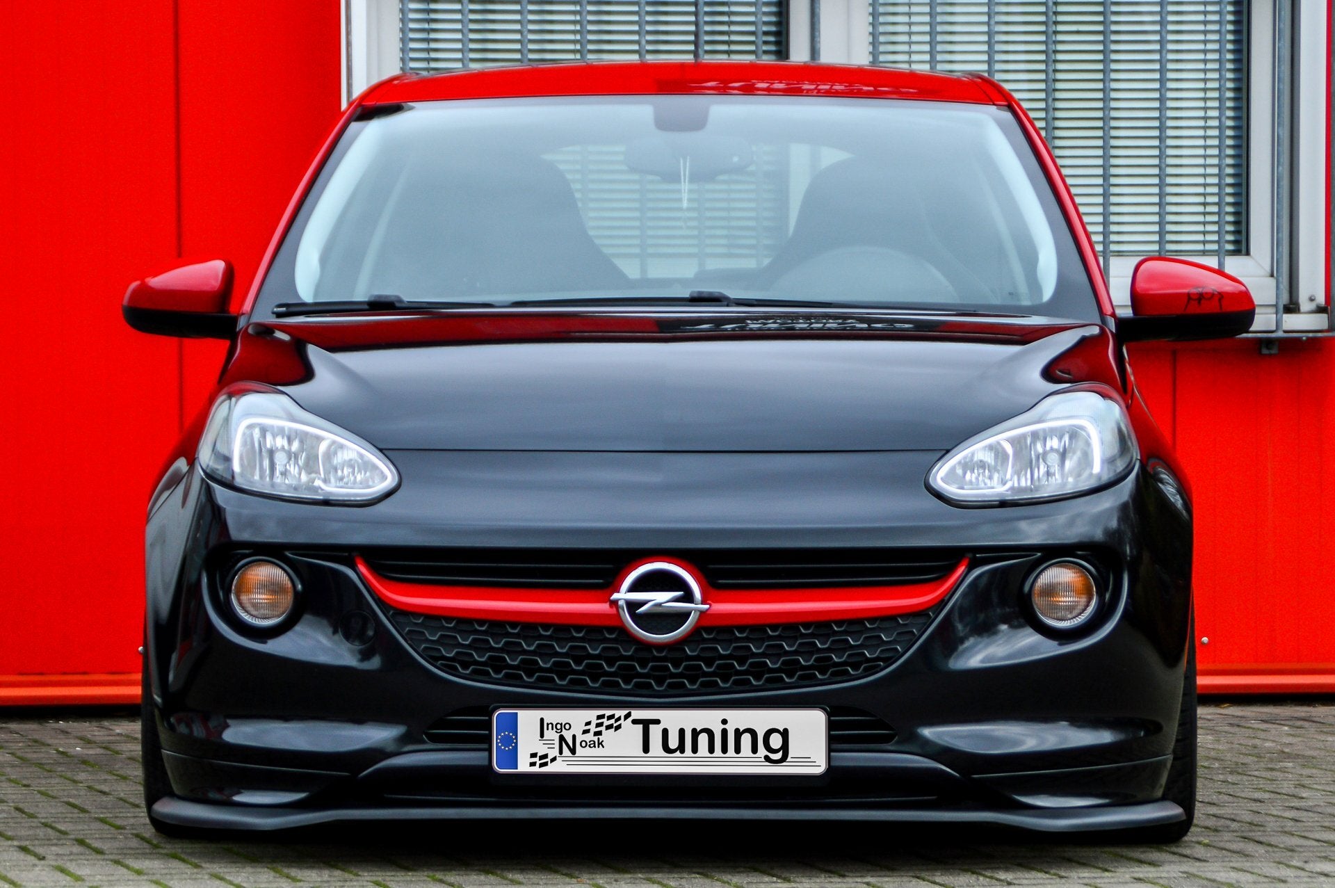 Cup Frontspoilerlippe für Opel Adam S + OPC-Line ab Bj. 2015- Carbon Optik