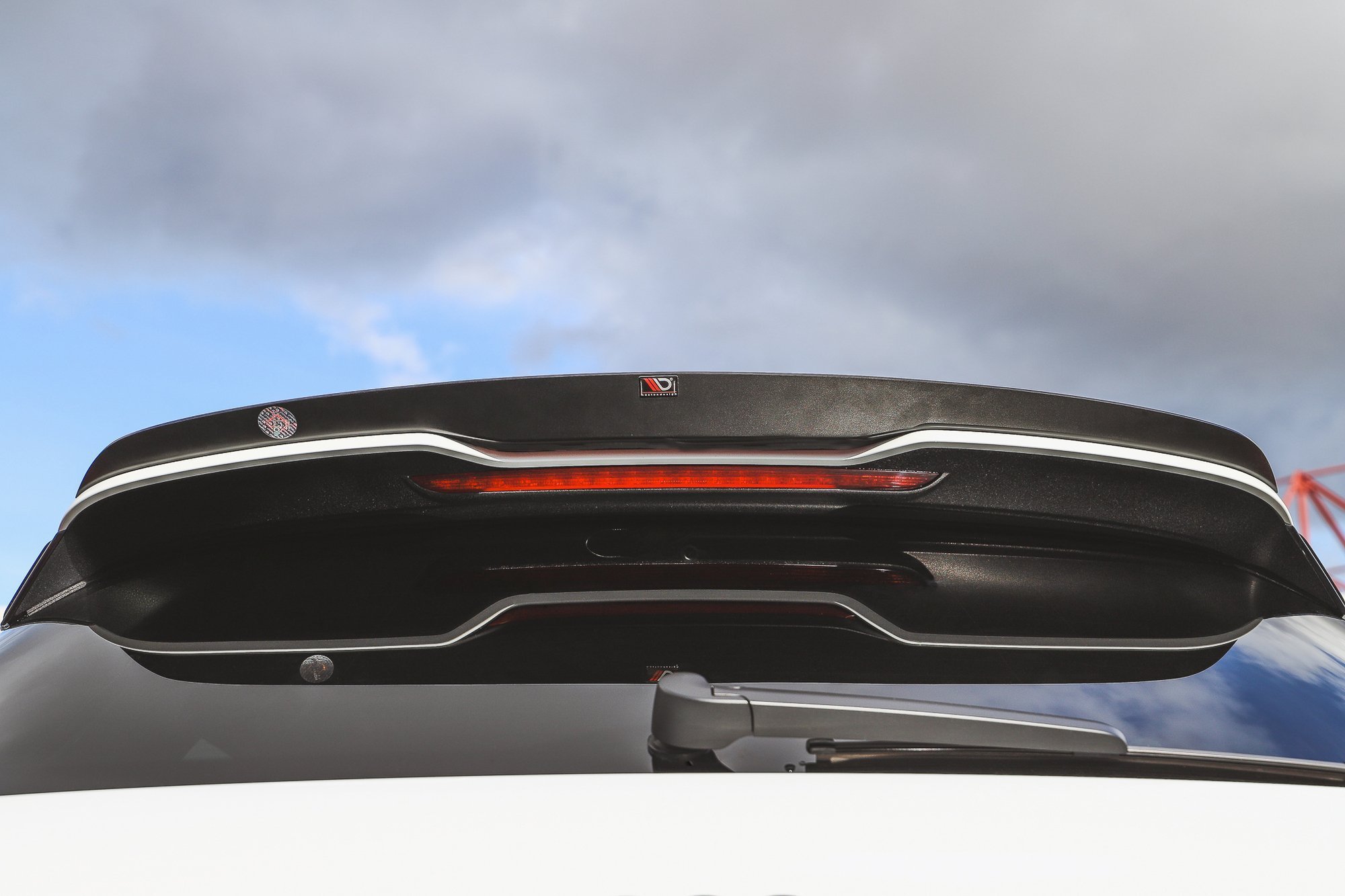 Spoiler CAP V.2 für Audi RS3 8V / 8V FL Sportback schwarz Hochglanz