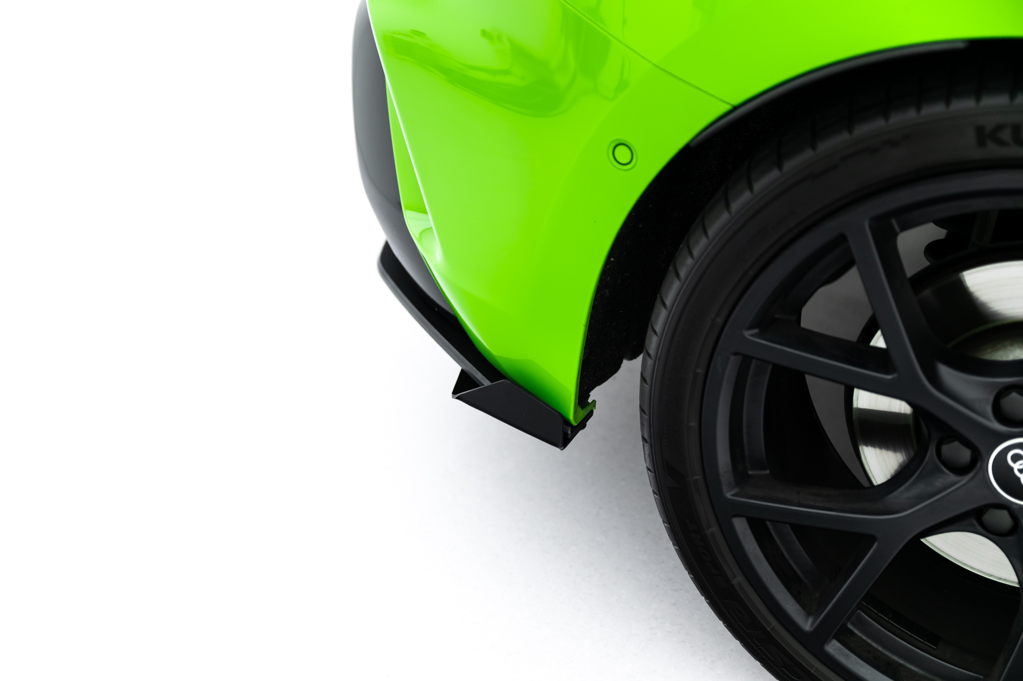 Street Pro Heckschürze Heck Ansatz Diffusor + Flaps passend für Audi RS3 Sportback 8Y FL schwarz Hochglanz