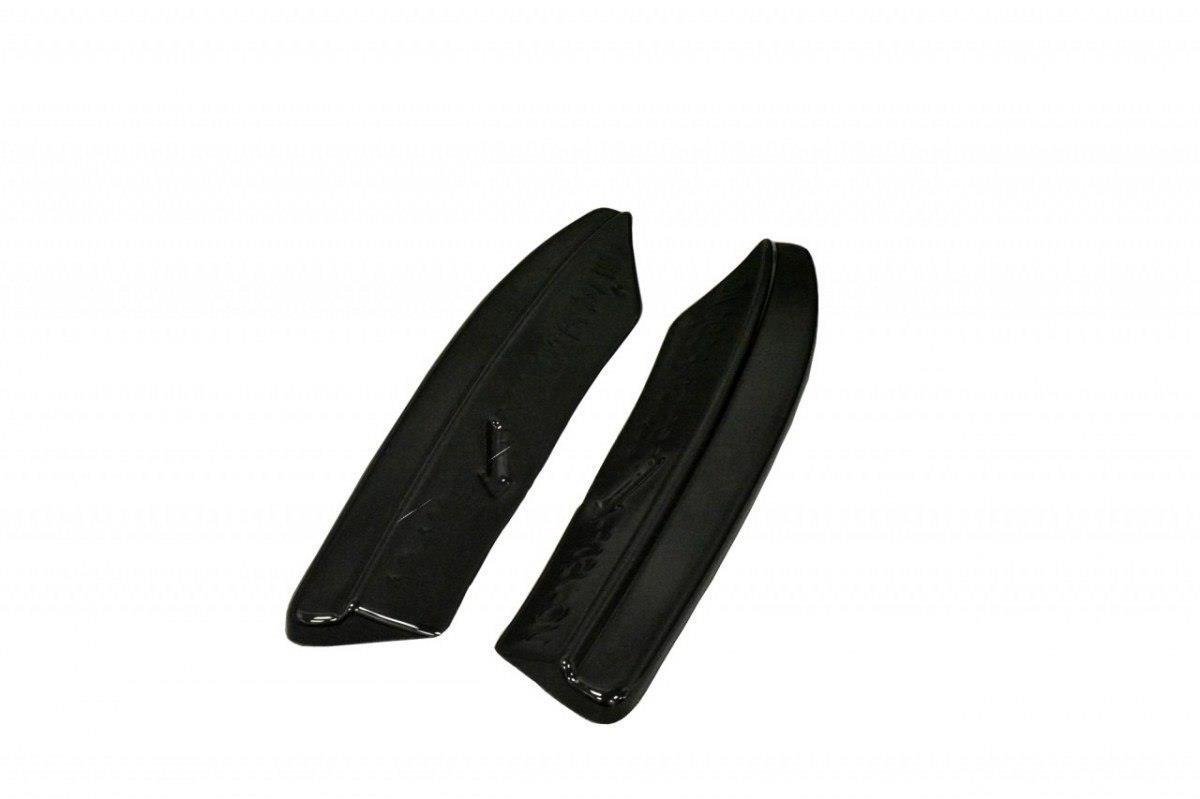 Heck Ansatz Flaps Diffusor für VOLVO V50F R-DESIGN schwarz Hochglanz