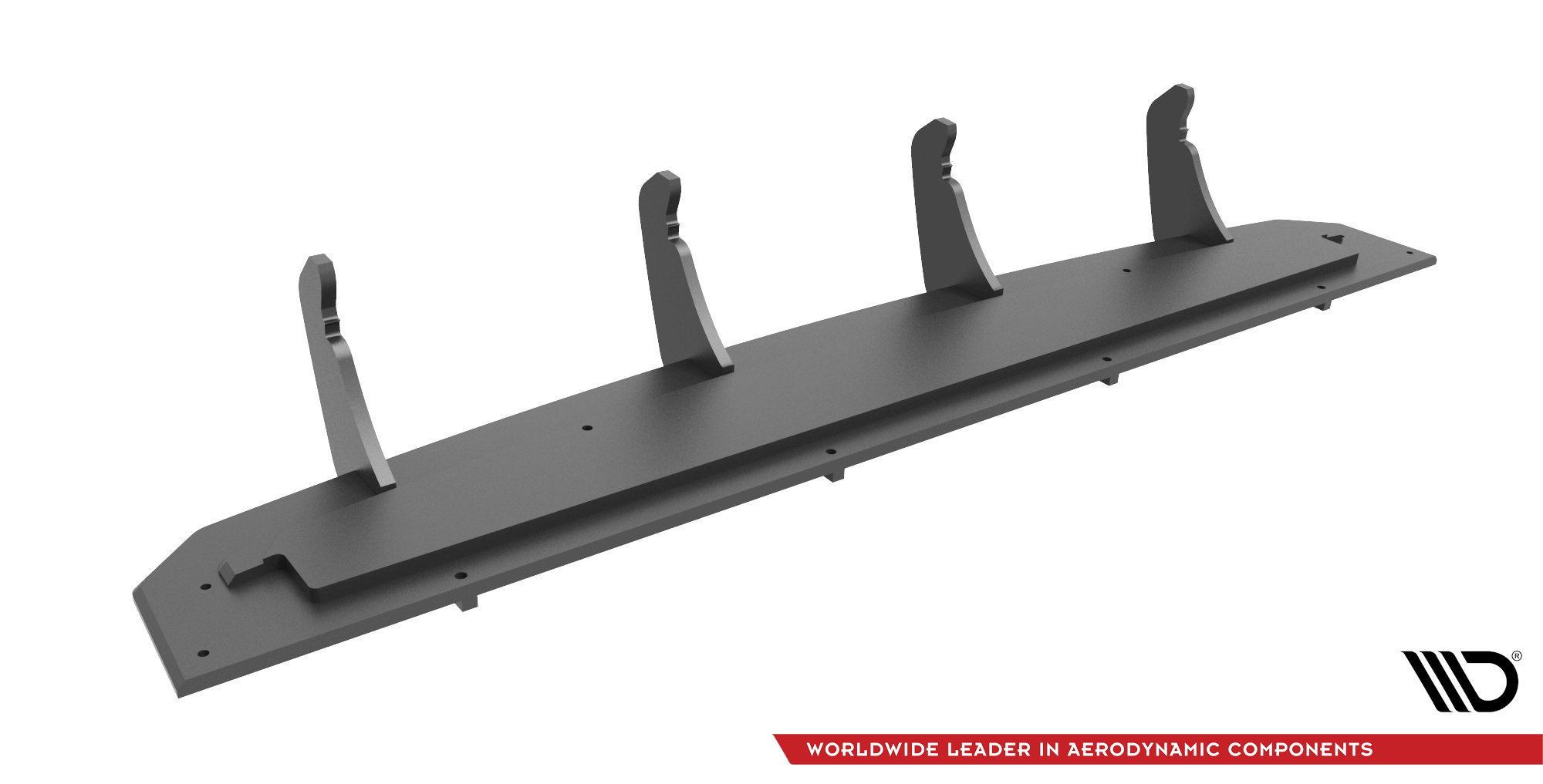 Street Pro Heckschürze Heck Ansatz Diffusor passend für Audi SQ8 / Q8 S-Line Mk1 schwarz-rot