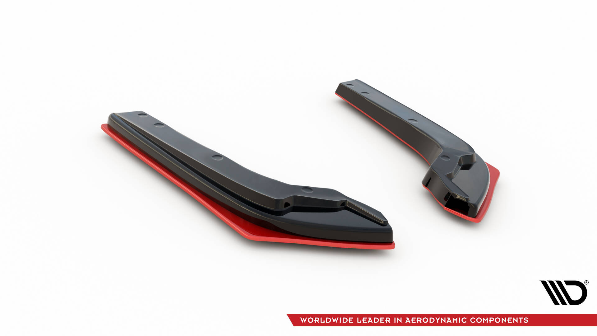 Heck Ansatz Flaps Diffusor V.2 für SUBARU WRX STI schwarz Hochglanz