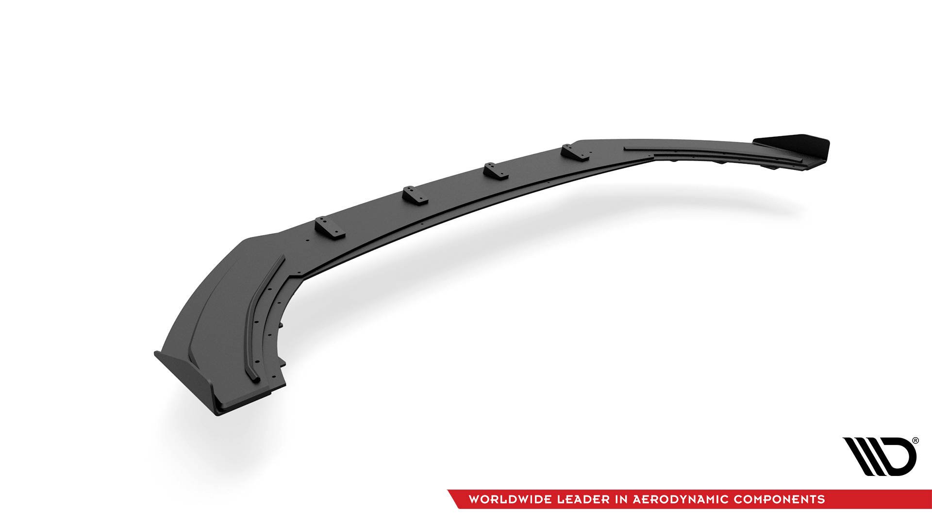Street Pro Spoilerlippe Front Ansatz passend für Seat Leon FR Mk4 rot+ Hochglanz Flaps