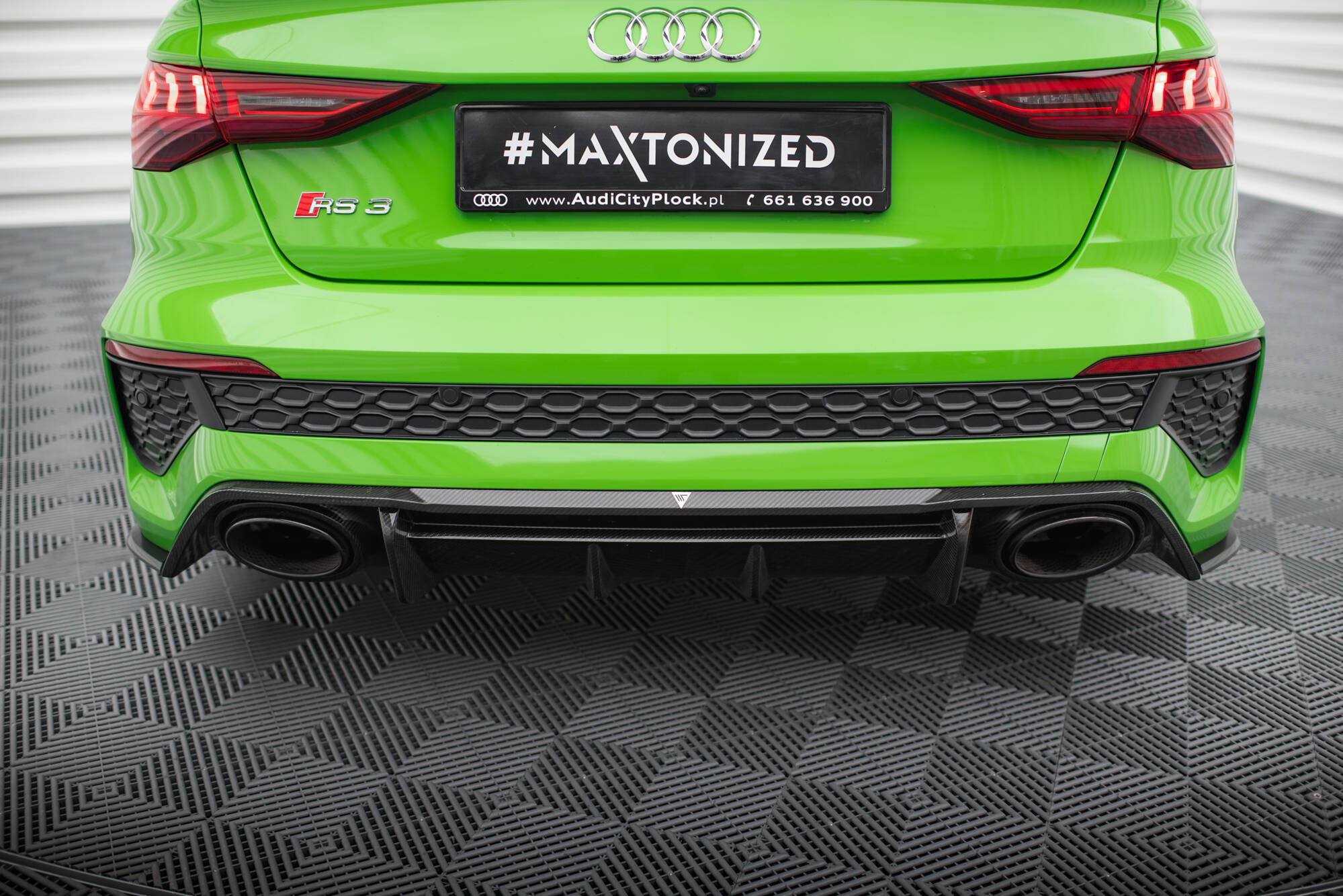 Carbon Fiber Heck Ansatz Diffusor passend für Audi RS3 8Y