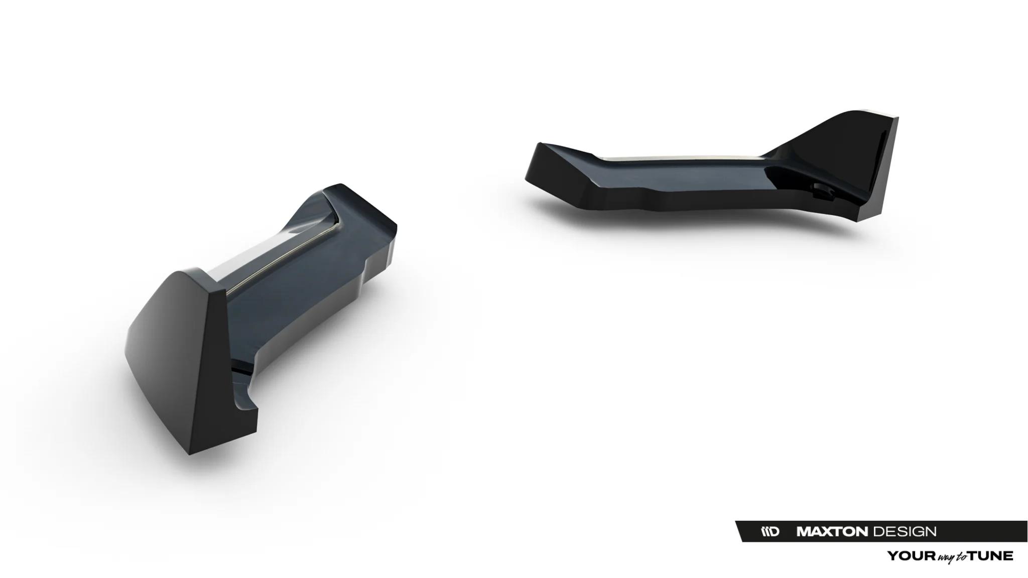 Diffusor Flaps V.2 passend für Toyota GR Yaris Mk4 Facelift schwarz Hochglanz