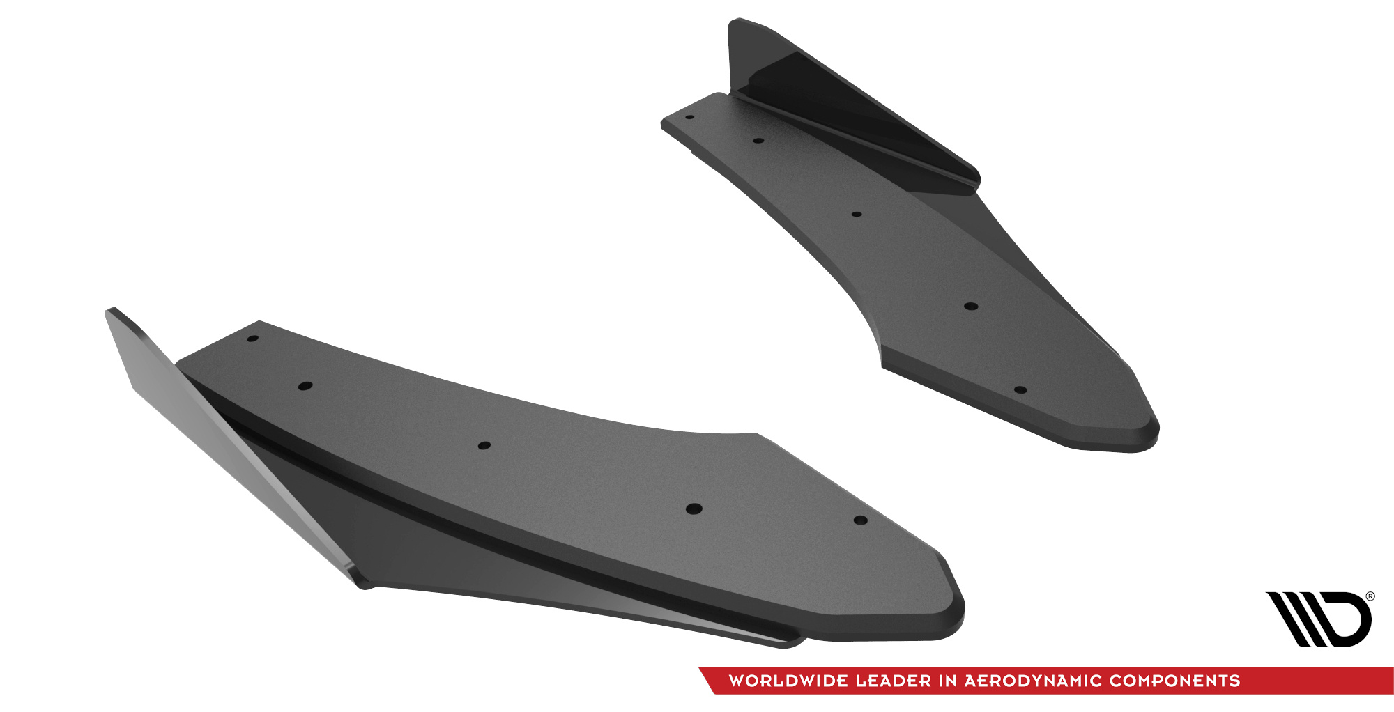 Street Pro Heck Ansatz Flaps passend für Audi S3 Limousine 8Y schwarz Hochglanz