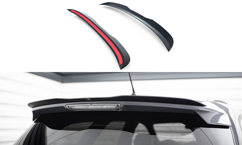 Spoiler CAP für Ford Focus ST Mk3 Kombi schwarz Hochglanz