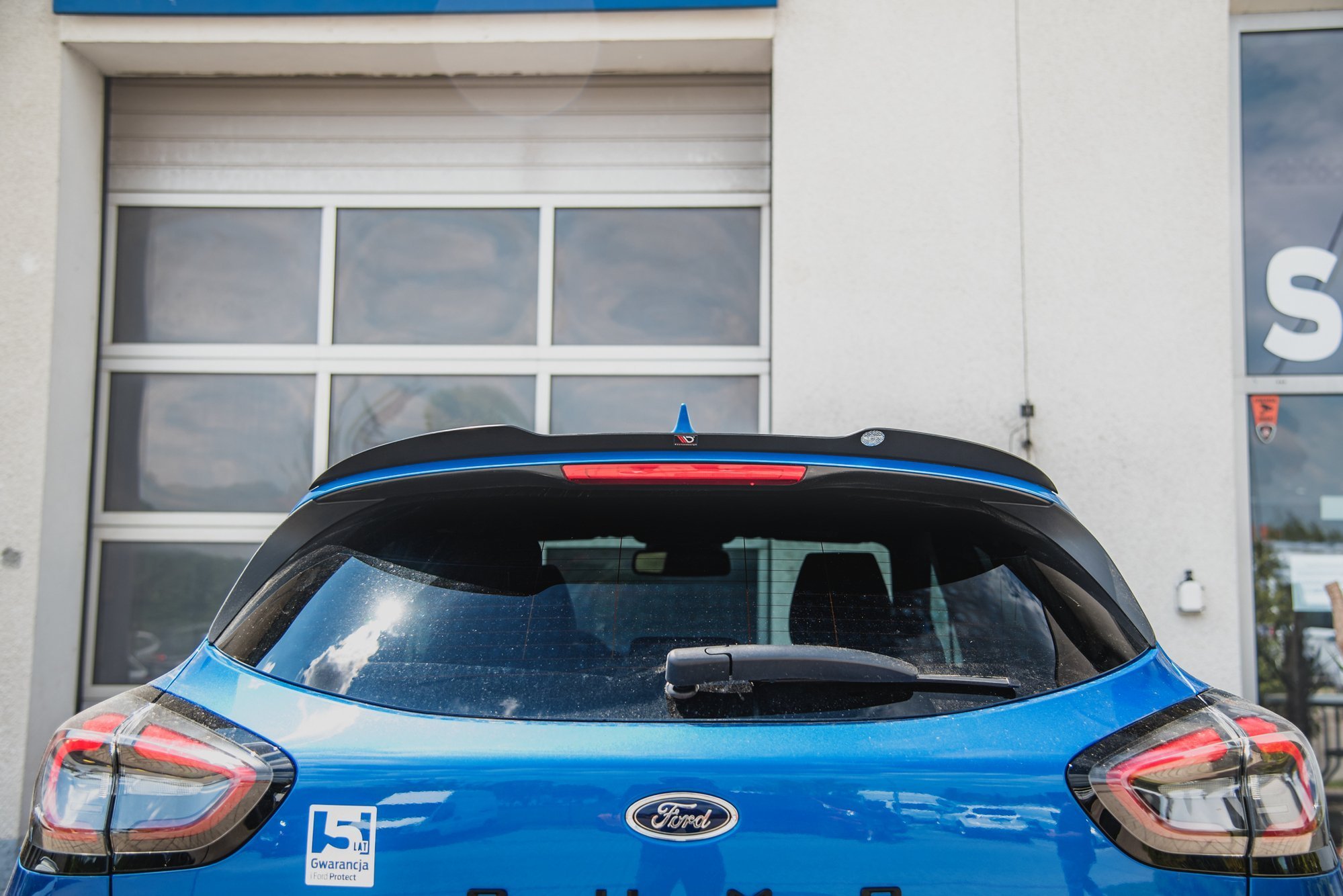 Spoiler CAP für Ford Puma Mk1 schwarz Hochglanz