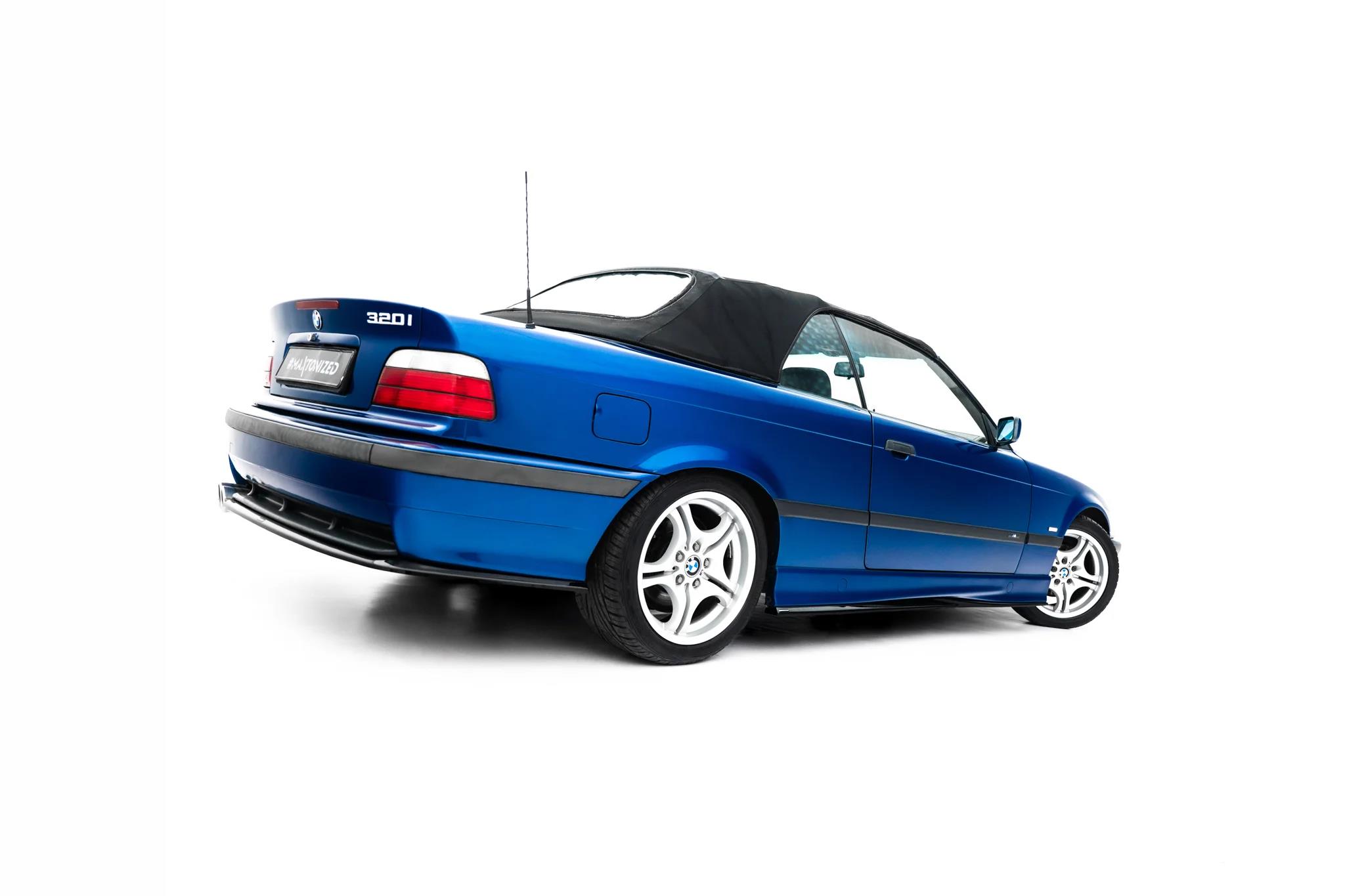 Seitenschweller Ansatz Paar passend für BMW M3 / 3 M-Paket Coupe / Cabrio E36 schwarz Hochglanz