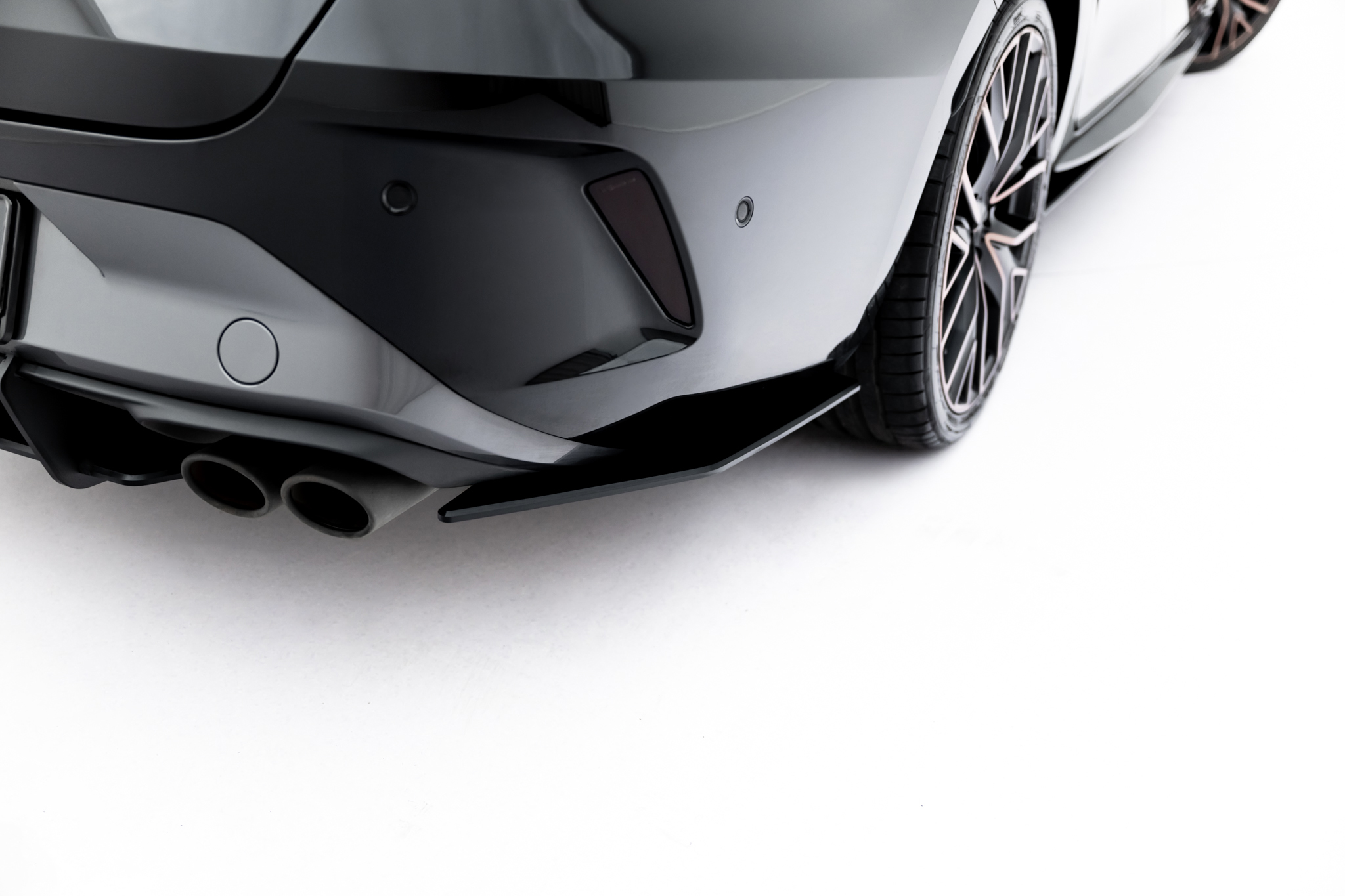 Diffusor Flaps passend für CUPRA Leon ST Mk1 FL schwarz matt
