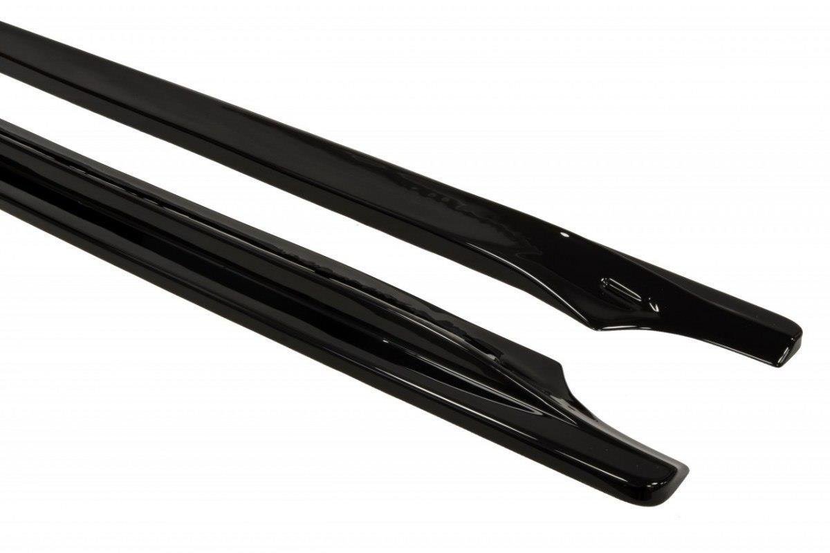 Street+ Seitenschweller Leisten passend für Jeep Grand Cherokee Summit WK2 FL schwarz Hochglanz