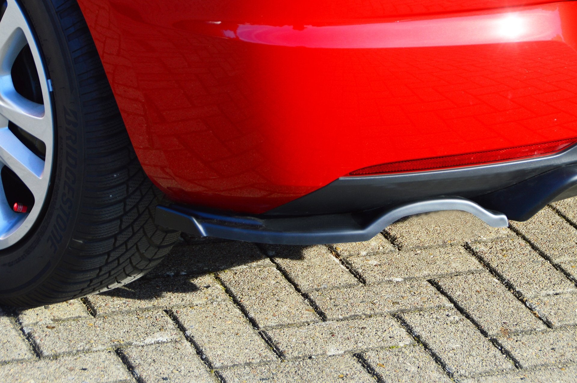 Heckdiffusor+ Seitenteilen mit Wings aus ABS für Opel Astra K Facelift 5.Türer