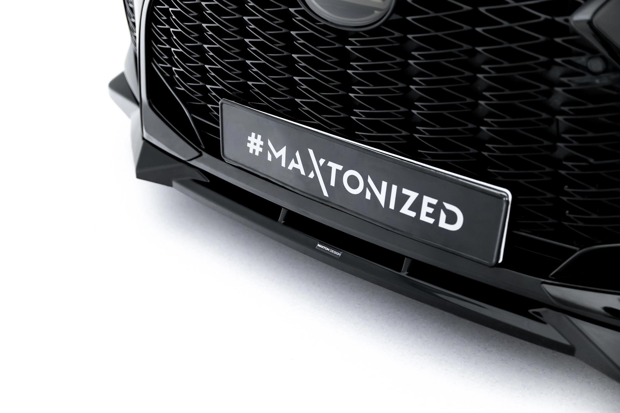 Frontlippe V.2 passend für Lexus IS 500 Mk3 Facelift 2 XE30 schwarz Hochglanz