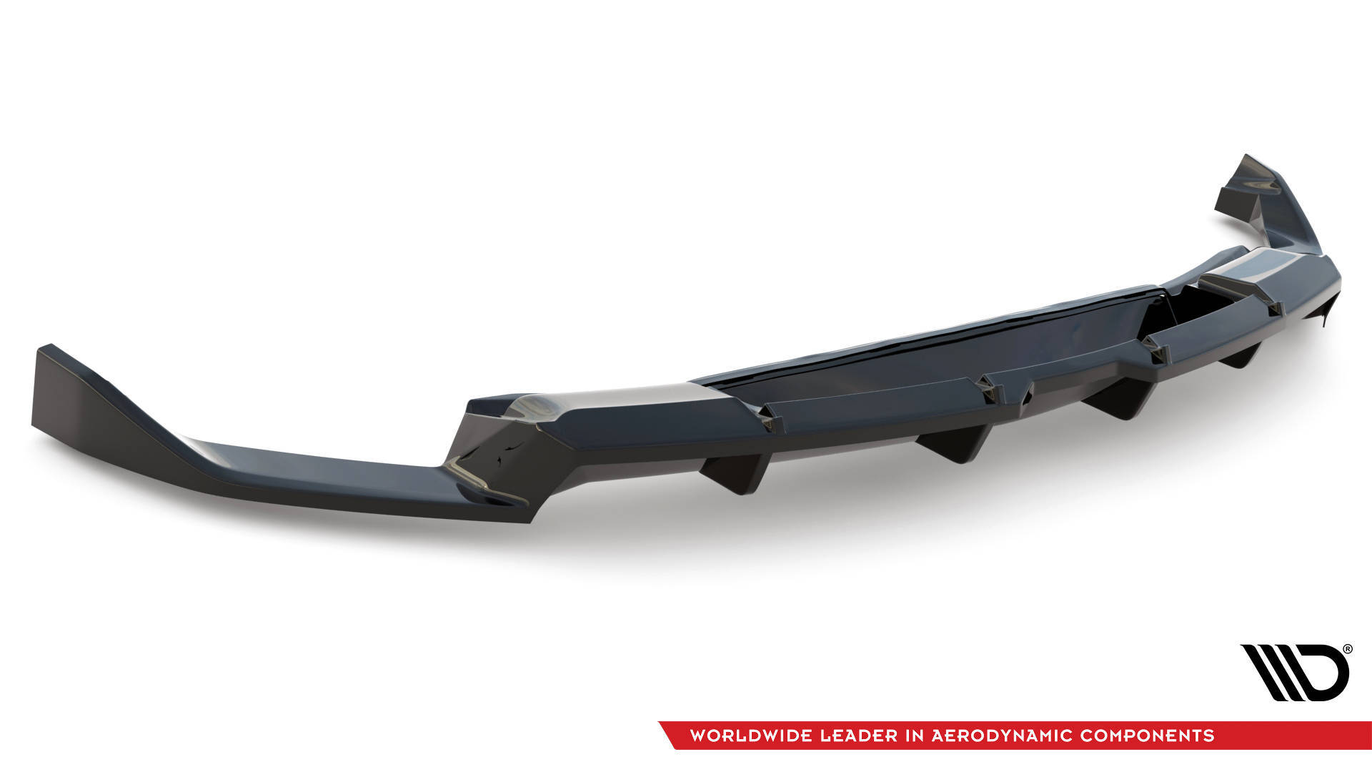 Diffusor Heckansatz passend für Lamborghini Urus Mk1 schwarz Hochglanz