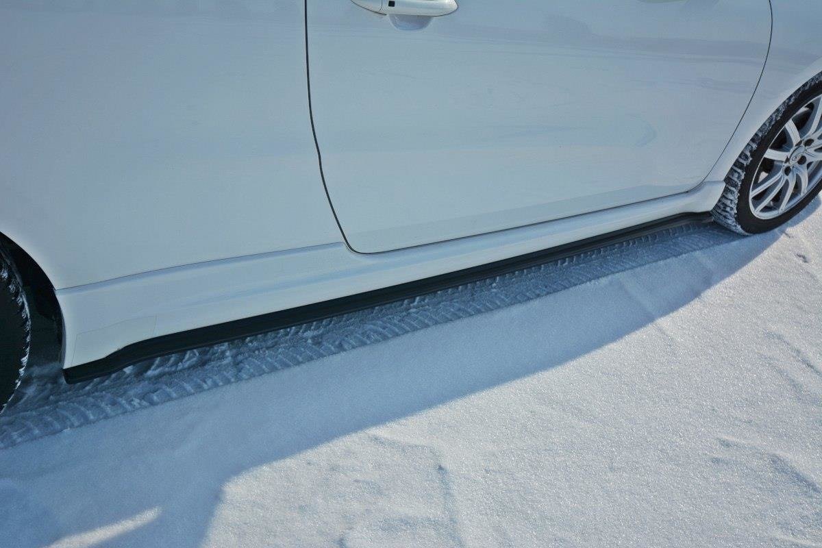 Street+ Seitenschweller Leisten passend für Kia Ceed GT MK2 schwarz Hochglanz