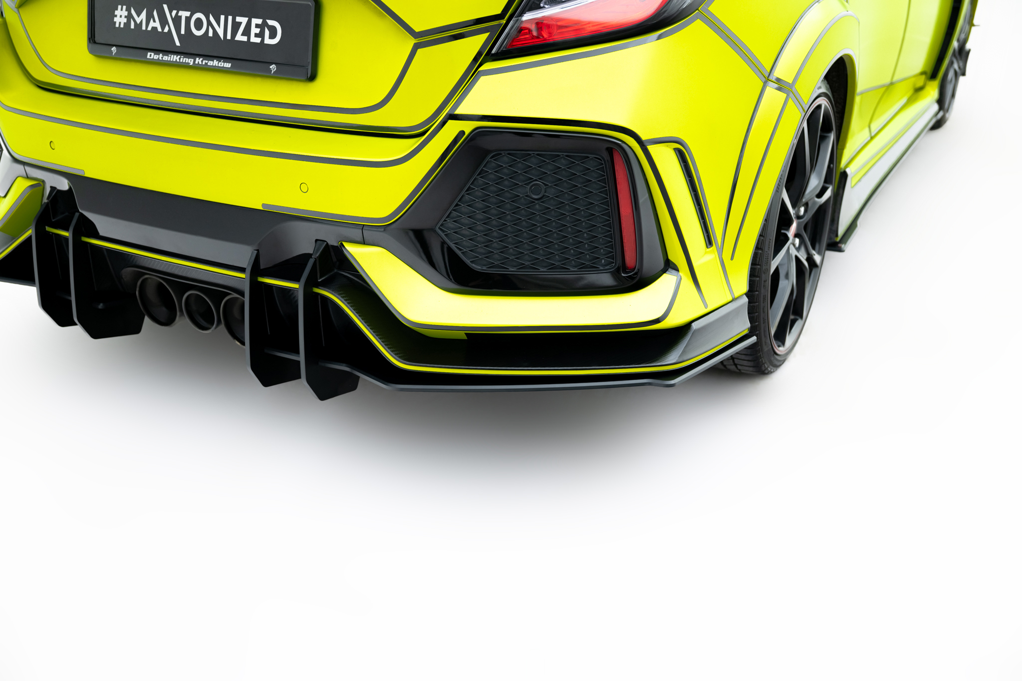 Street Pro Heck Ansatz Diffusor V.2 passend für Honda Civic Type-R Mk10 / Mk10 FL