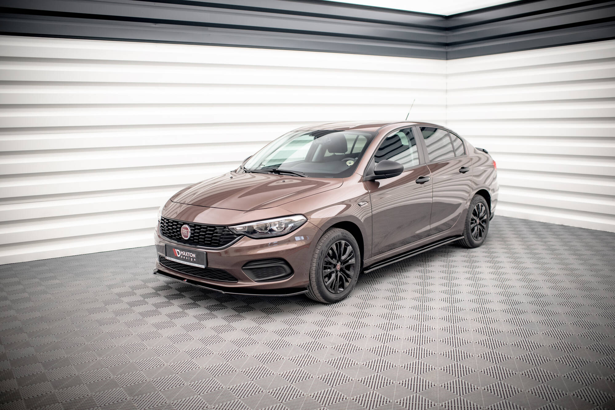 Seitenschweller Ansatz für Fiat Tipo S-Design schwarz Hochglanz