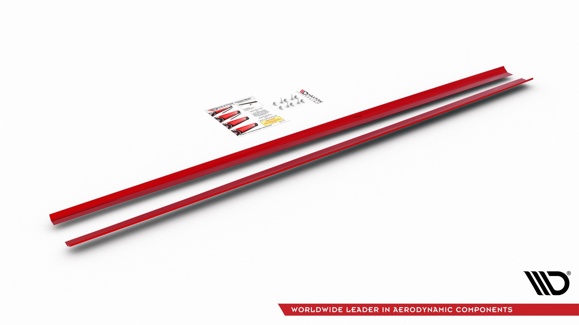 Side Skirts Diffusers VW Polo GTI / R-line Mk6 schwarz Hochglanz