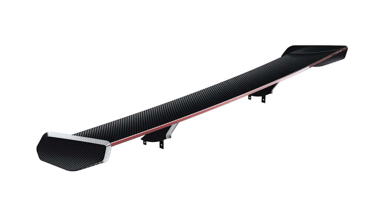 Carbon Spoiler V.2 + LED passend für Porsche 911 GT3 991