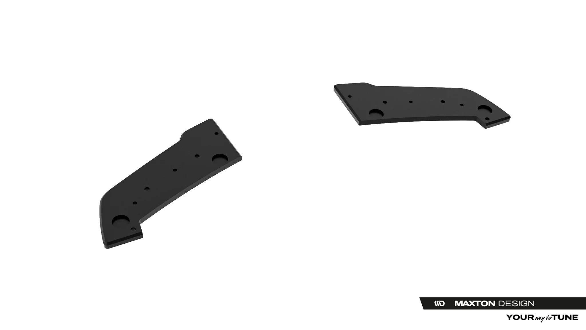 Diffusor Flaps passend für Toyota GR Yaris Mk4 Facelift schwarz matt