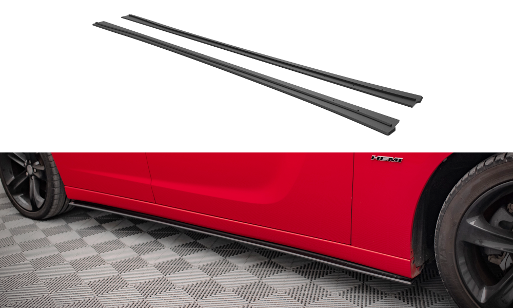 Street Pro Seitenschweller Leisten passend für Dodge Charger RT Mk7 FL