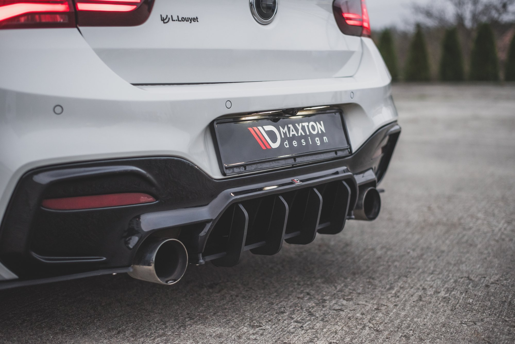 Street Pro Heckschürze Heck Ansatz Diffusor V.4 passend für BMW M140i