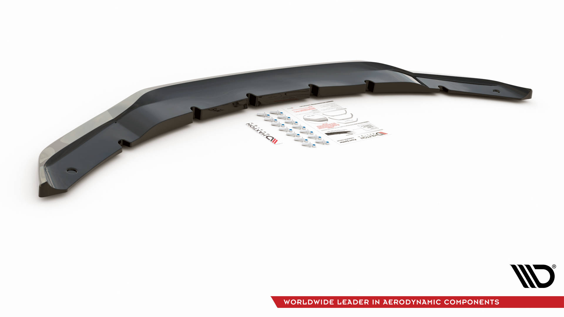 Street+ Spoilerlippe Front Ansatz V.2 passend für BMW X5 M F85 / X6 M F86 schwarz Hochglanz