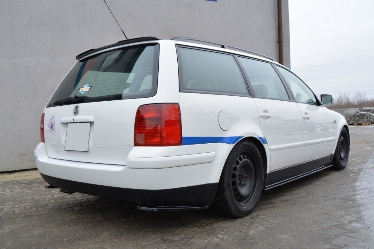 Street+ Seitenschweller Leisten passend für VW Passat B5 schwarz Hochglanz