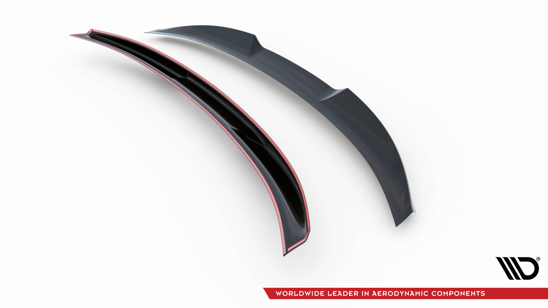 Heckspoiler 3D passend für Bentley Continental Convertible GT Mk3 schwarz Hochglanz