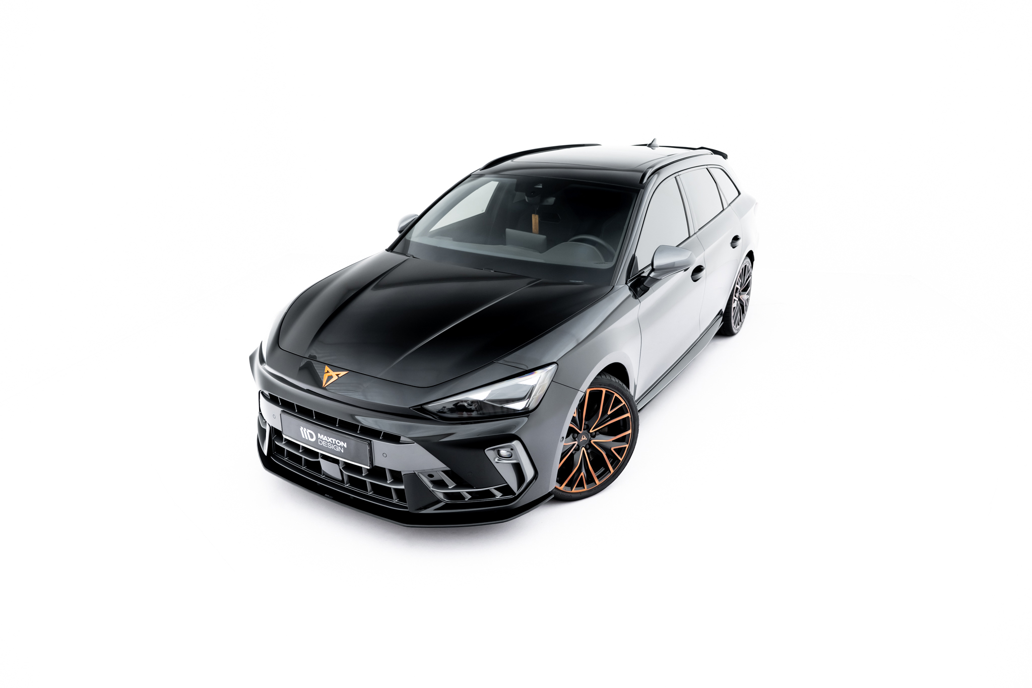Frontlippe passend für CUPRA Leon ST / Hatchback Mk1 FL schwarz matt