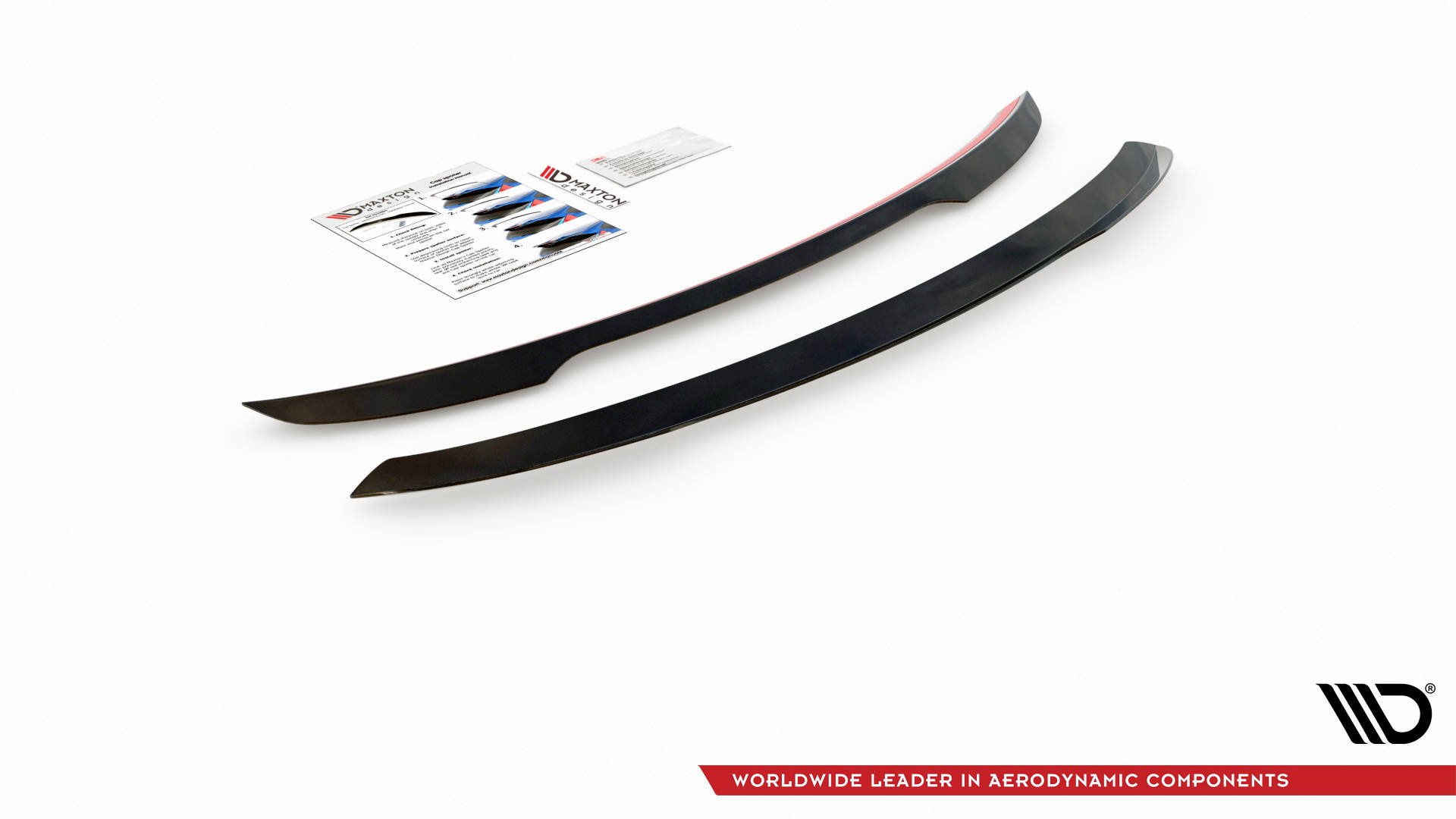 Heck Spoiler Aufsatz Abrisskante V.1 passend für Mercedes E Kombi S213 schwarz Hochglanz