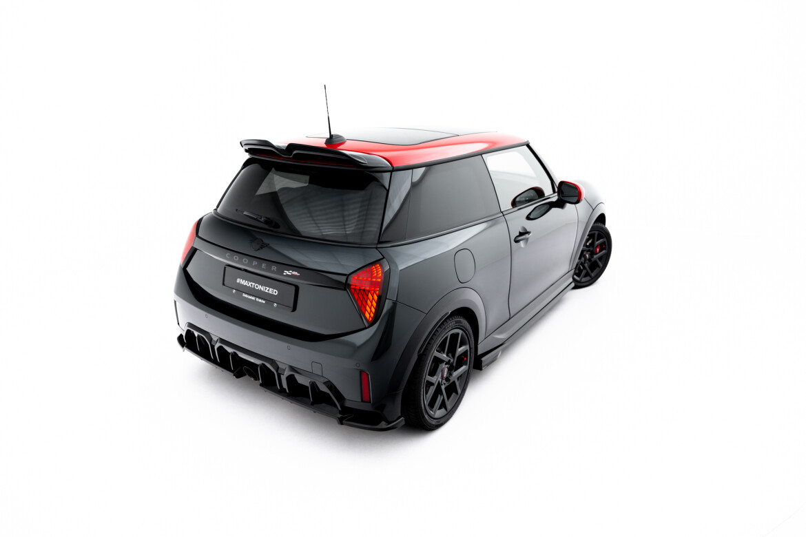 Heckspoiler Lippe passend passend für Mini Cooper John Cooper Works F65 schwarz Hochglanz