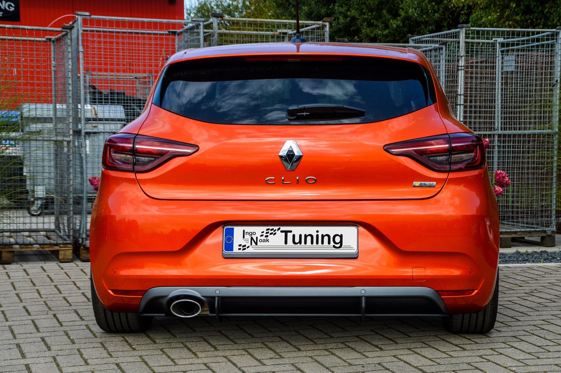 Gefräßter Heckansatz für Renault Clio 5 R.S.Line