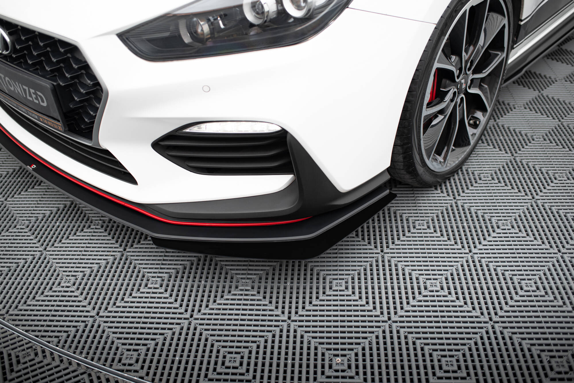 Flaps Hyundai I30 N Mk3 Hatchback / Fastback schwarz Hochglanz