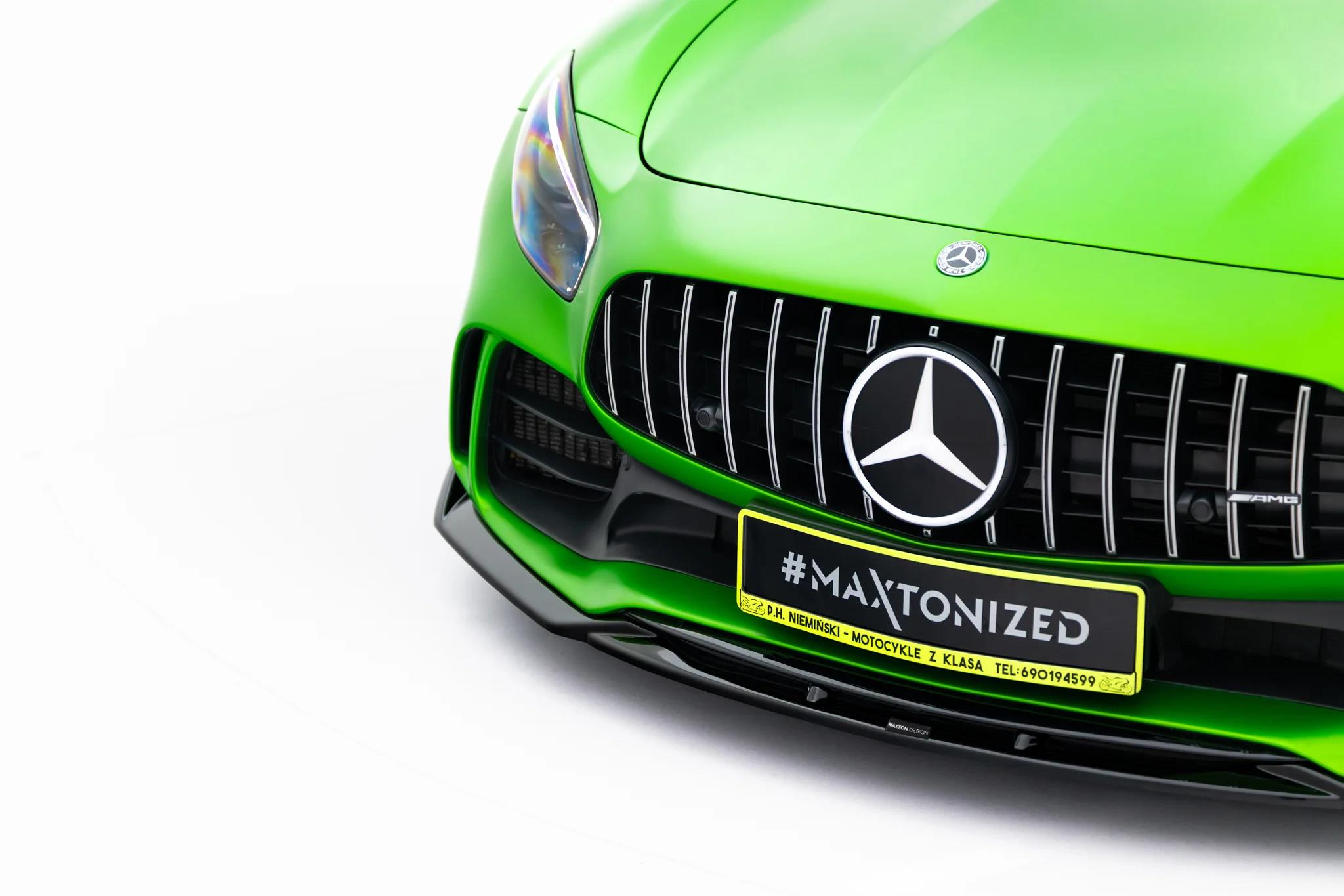 Frontlippe passend für Mercedes-AMG GT R C190 Facelift schwarz Hochglanz