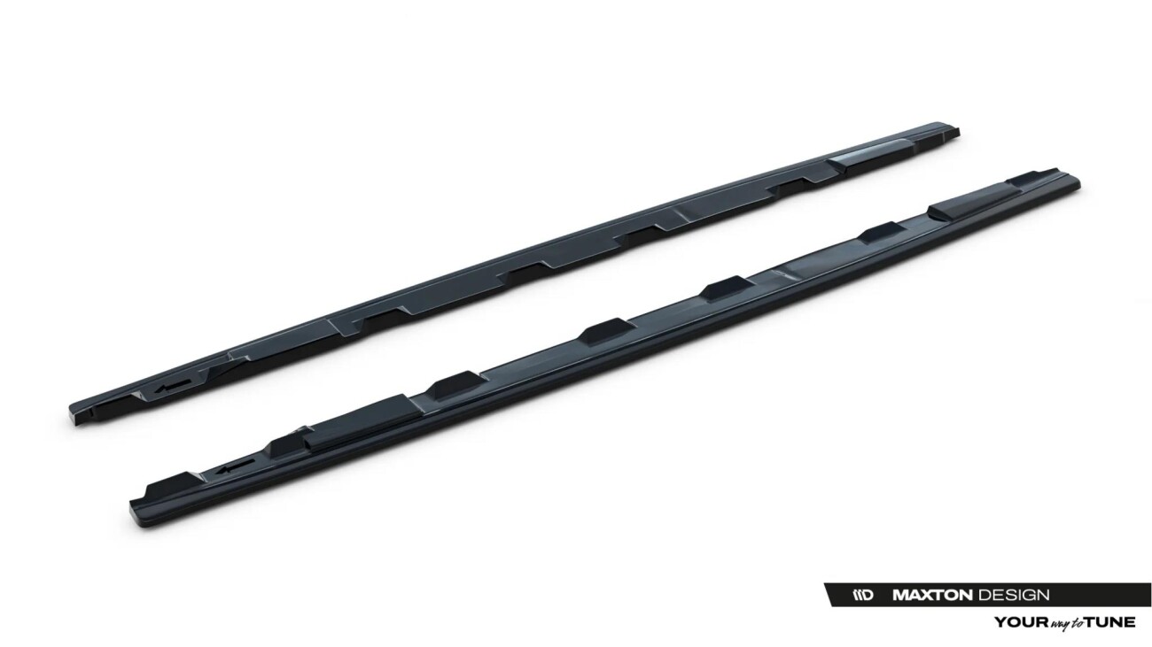 Seitenschweller Ansatz V.2 passend für Audi S5 / A5 S-Line Coupe F5 schwarz Hochglanz