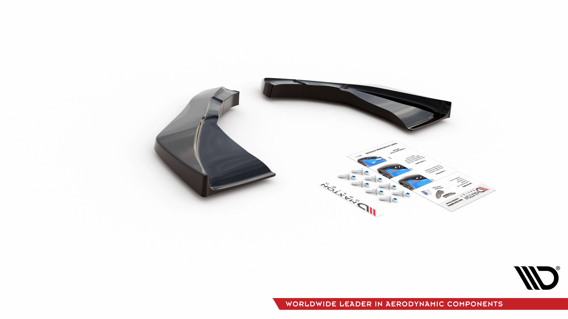 Street+ Heck Ansatz Flaps V.2 passend für Nissan 370Z schwarz Hochglanz