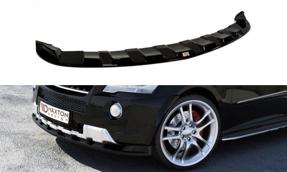 Street+ Spoilerlippe Front Ansatz passend für Mercedes ML W164 AMG schwarz Hochglanz