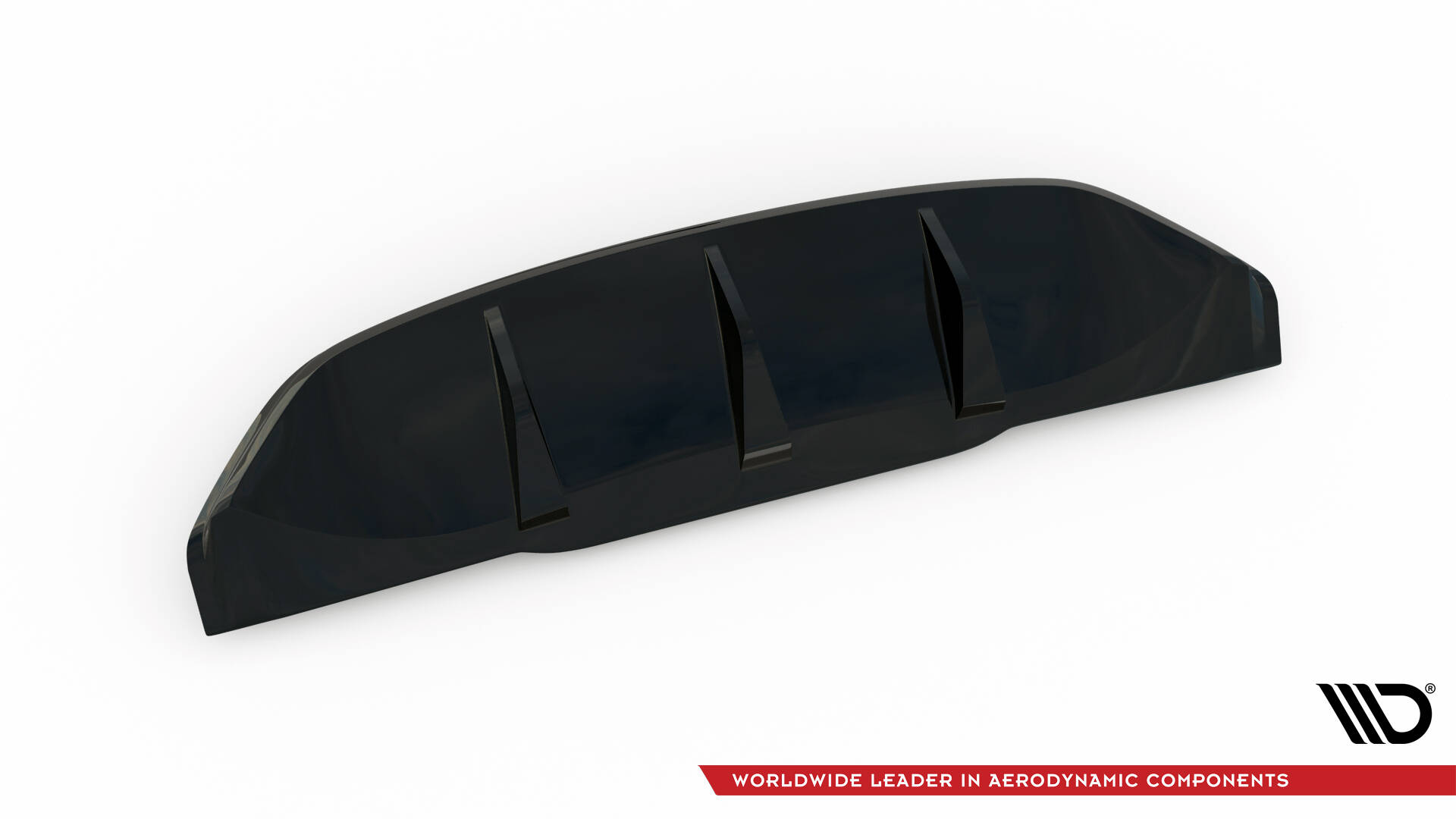 Heckansatz Diffusor passend für Maserati Granturismo Mk1 schwarz Hochglanz