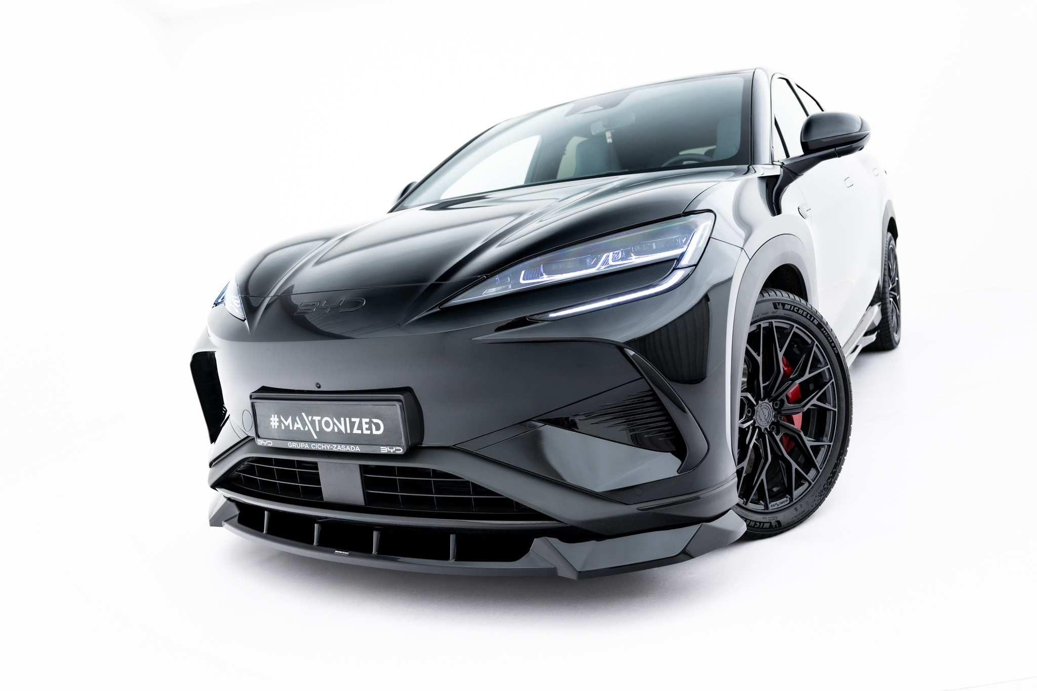 Frontlippe passend für BYD Sealion 7 Mk1 schwarz Hochglanz