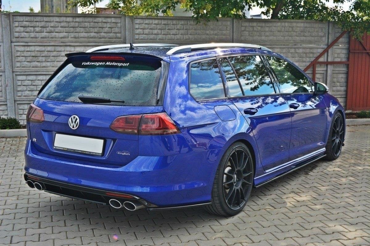 Heckansatz VW GOLF 7 R VARIANT schwarz Hochglanz
