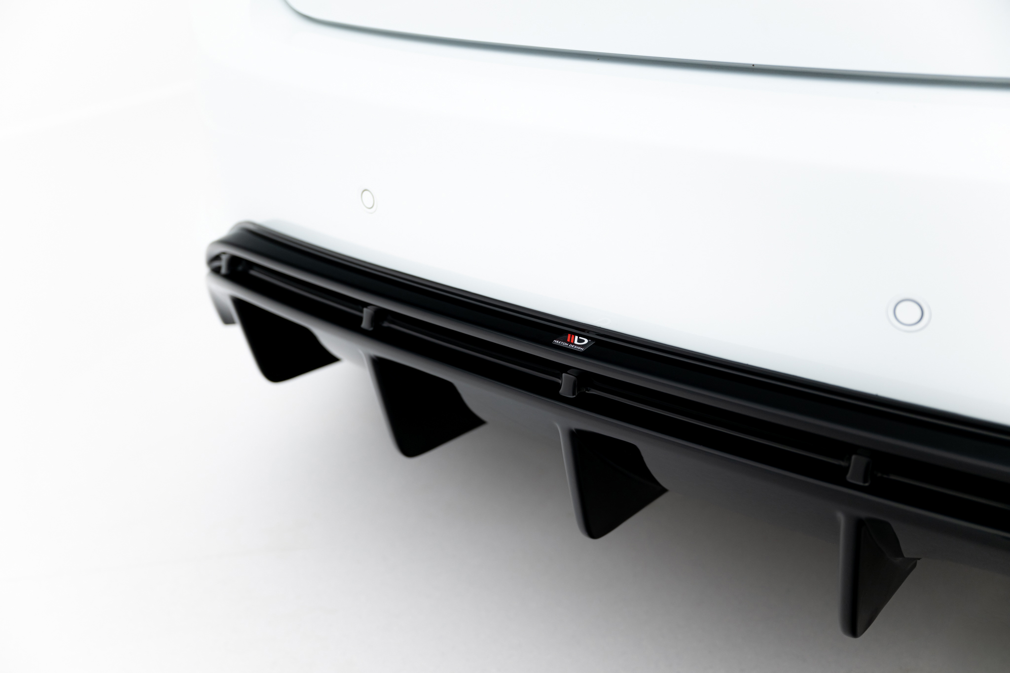 Diffusor Heck Ansatz V.2 für Ford FIesta Mk8 ST schwarz Hochglanz