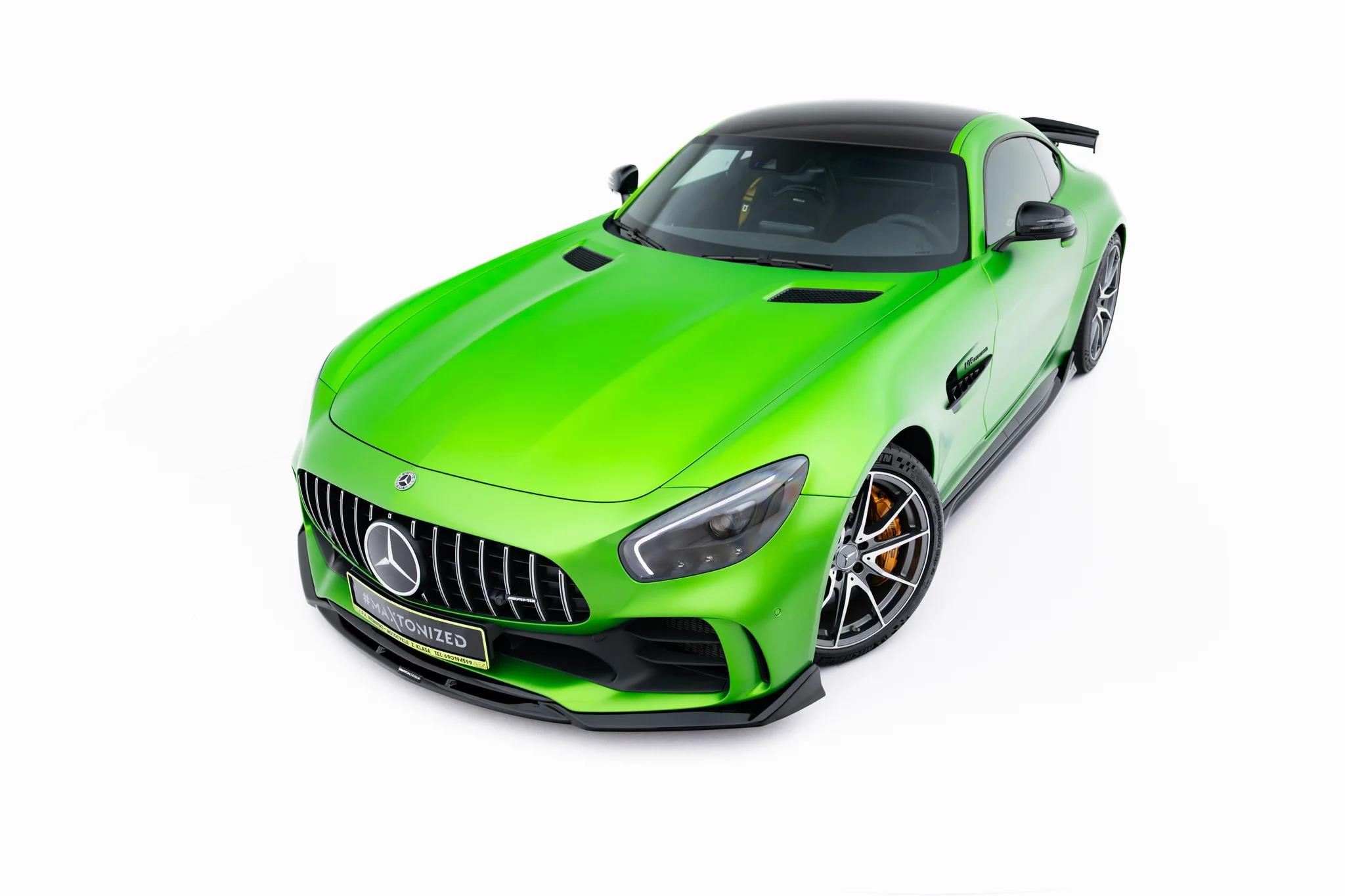 Frontlippe passend für Mercedes-AMG GT R C190 Facelift schwarz Hochglanz