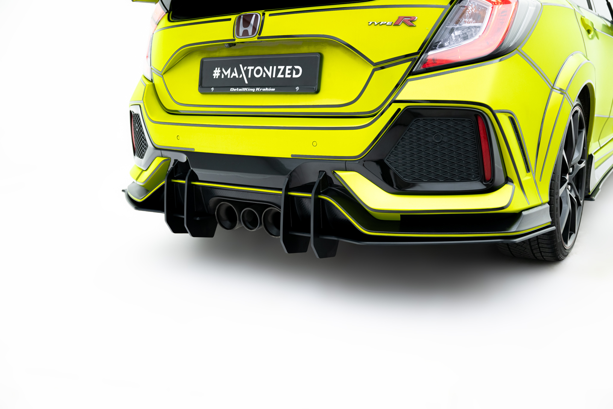 Street Pro Heck Ansatz Diffusor V.2 passend für Honda Civic Type-R Mk10 / Mk10 FL